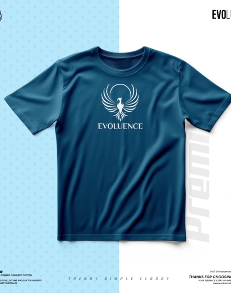 Rise & Shine Graphic T-Shirt – Evoluence Branded Cotton Tee